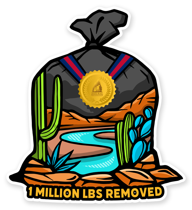 Natural Restorations 1 Million Sticker | Tru Flask