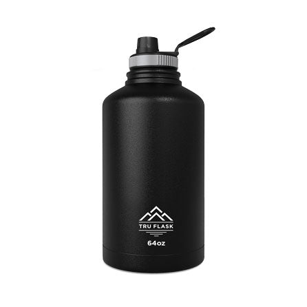 Hydro Flask 64 Oz Water Bottle in Black - W64BTS001