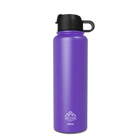  Purple 40oz Double Walled Insulated Water Bottle | Tru Flask