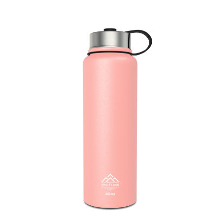 Iron Flask 40oz Stainless Steel Wide Mouth Hydration Bottle with Flex Straw Lid Dark Pine