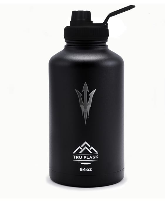 64oz Black Arizona State University Stainless Steel Water Bottle | Tru Flask